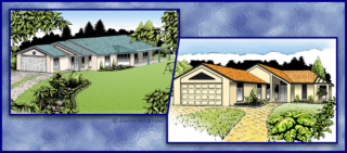 Real Estate - Illustrated House Designs - Sales and Promotion