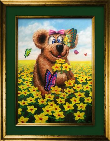 kids-art-teddys-favourite-place-pastel-drawing-peter-jantke-art-900