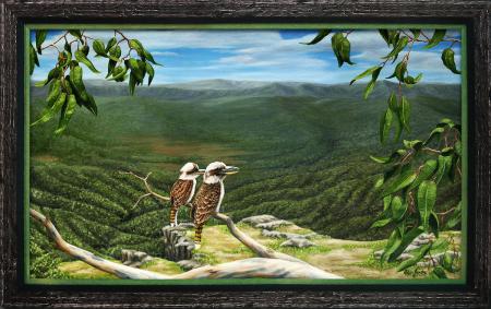 animals-birds-kookaburra-tamborine-mountain-queensland-landscape-oil-painting-peter-jantke-art-1200