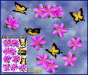 ST00041PK-3-open-jas-flowers-frangipani-plumeria-butterflies-pink-JAS-Stickers