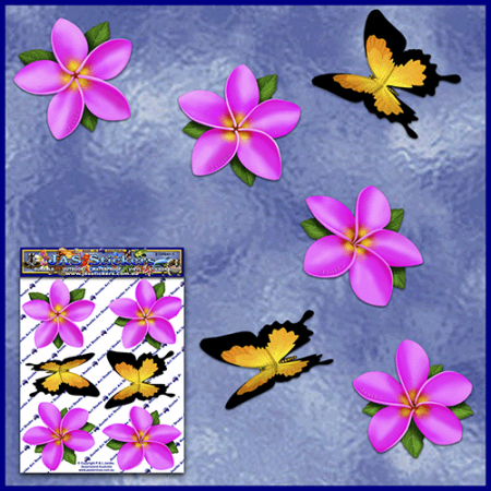 ST041PK-1-open-jas-flowers-frangipani-plumeria-butterflies-pink-JAS-Stickers