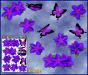 ST00041PL-3-open-jas-flowers-frangipani-plumeria-butterflies-purple-JAS-Stickers