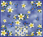 ST045BL-4-open-jas-flowers-frangipani-plumeria-floral-corners-blue-white-JAS-Stickers