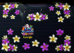 ST00045PK-4-car-flowers-frangipani-plumeria-corners-pink-JAS-Stickers