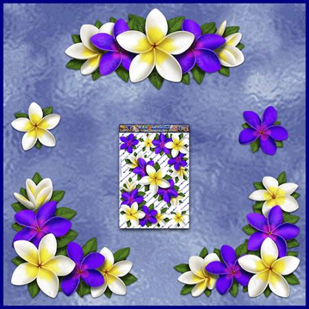ST045PL-3-open-jas-flowers-frangipani-plumeria-floral-corners-purple-white-JAS-Stickers