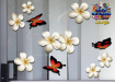 ST024WT-3-glass-jas-frangipani-plumeria-flower-butterfly-pack-white-JAS-Stickers