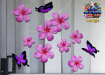 ST024PK-3-glass-jas-frangipani-plumeria-flower-butterfly-pack-pink-JAS-Stickers