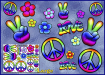 ST007-4-open-jas-peace-hippy-symbols-pack-psychedelic-flower-power-JAS-Stickers