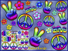 ST007-5-open-jas-peace-hippy-symbols-pack-psychedelic-flower-power-JAS-Stickers