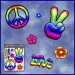 ST007-1-open-jas-peace-hippy-symbols-pack-psychedelic-flower-power-JAS-Stickers