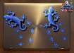 ST032BL-3-laptop-jas-gecko-lizard-foot-prints-pack-twin-pack-blue-JAS-Stickers