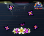 ST046PK-1-car-white-frangipani-plumeria-flowers-centre-butterflies-pink-white-JAS-Stickers