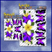 ST046PL-13-sizes-jas-frangipani-plumeria-flowers-centre-butterflies-purple-white-JAS-Stickers