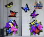 ST047MC-3-glass-frangipani-plumeria-bunch-flowers-butterflies-coloured-JAS-Stickers