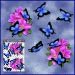 ST047PK-3-open-jas-frangipani-plumeria-bunch-flowers-butterflies-pink-JAS-Stickers