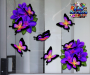 ST047PL-3-glass-frangipani-plumeria-bunch-flowers-butterflies-purple-JAS-Stickers