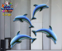 ST057-3-glass-jas-bottle-nose-dolphins-porpoise-JAS-Stickers