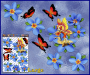 ST062BL-3-open-jas-fairy-magic-frangipani-plumeria-butterfly-blue-JAS-Stickers