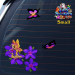ST062PL-1-car-jas-fairy-magic-frangipani-plumeria-butterfly-purple-JAS-Stickers