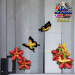 ST062RD-1-glass-jas-fairy-magic-frangipani-plumeria-butterfly-red-JAS-Stickers
