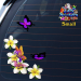 ST062WT-1-car-jas-fairy-magic-frangipani-plumeria-butterfly-white-JAS-Stickers