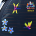 ST064BL-1-car-jas-dragonfly-frangipani-plumeria-flower-pack-blue-JAS-Stickers