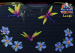 ST064BL-3-car-jas-dragonfly-frangipani-plumeria-flower-pack-blue-JAS-Stickers
