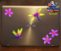 ST064PK-1-laptop-jas-dragonfly-frangipani-plumeria-flower-pack-pink-JAS-Stickers