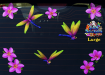 ST064PK-3-car-jas-dragonfly-frangipani-plumeria-flower-pack-pink-JAS-Stickers