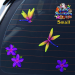 ST064PL-1-car-jas-dragonfly-frangipani-plumeria-flower-pack-purple-JAS-Stickers