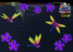 ST064PL-3-car-jas-dragonfly-frangipani-plumeria-flower-pack-purple-JAS-Stickers