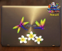 ST064WT-1-laptop-jas-dragonfly-frangipani-plumeria-flower-pack-white-JAS-Stickers