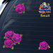 ST066PK-1-car-jas-roses-bunch-flowers-pink-JAS-Stickers