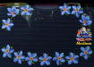ST074BL-3-car-jas-frangipani-plumeria-flowers-d2-blue-JAS-Stickers