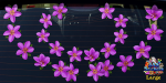 ST074PK-4-car-jas-frangipani-plumeria-flowers-d2-pink-JAS-Stickers
