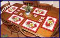 TM002RD-A3-jas-table-6pk-frangipani-bouquet-plumeria-flower-table-mat-red-jantke-art-studio