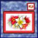 TM002RD-A3-jas-main-frangipani-bouquet-plumeria-flower-table-mat-red-jantke-art-studio