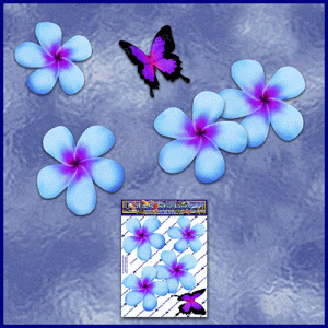 ST024BL-1-open-jas-frangipani-plumeria-flower-butterfly-pack-blue-JAS-Stickers