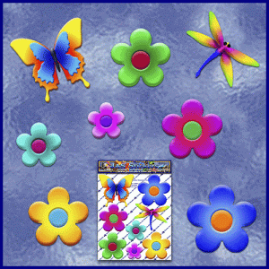 ST056-1-open-jas-flowers-flyers-daisies-butterfly-dragonfly-JAS-Stickers