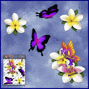 ST062WT-1-open-jas-fairy-magic-frangipani-plumeria-butterfly-white-JAS-Stickers