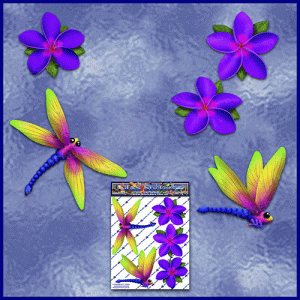 ST064PL-1-open-jas-dragonfly-frangipani-plumeria-flower-pack-purple-JAS-Stickers